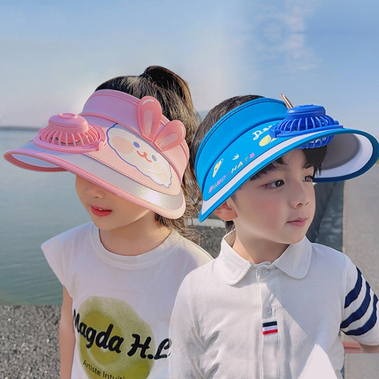 XBG-1053 With Fan Children Sun Hat Cartoon Sunscreen Empty Hat