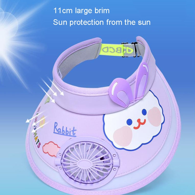 XBG-1053 With Fan Children Sun Hat Cartoon Sunscreen Empty Hat
