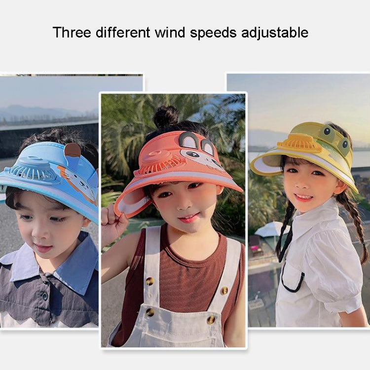 XBG-1053 With Fan Children Sun Hat Cartoon Sunscreen Empty Hat