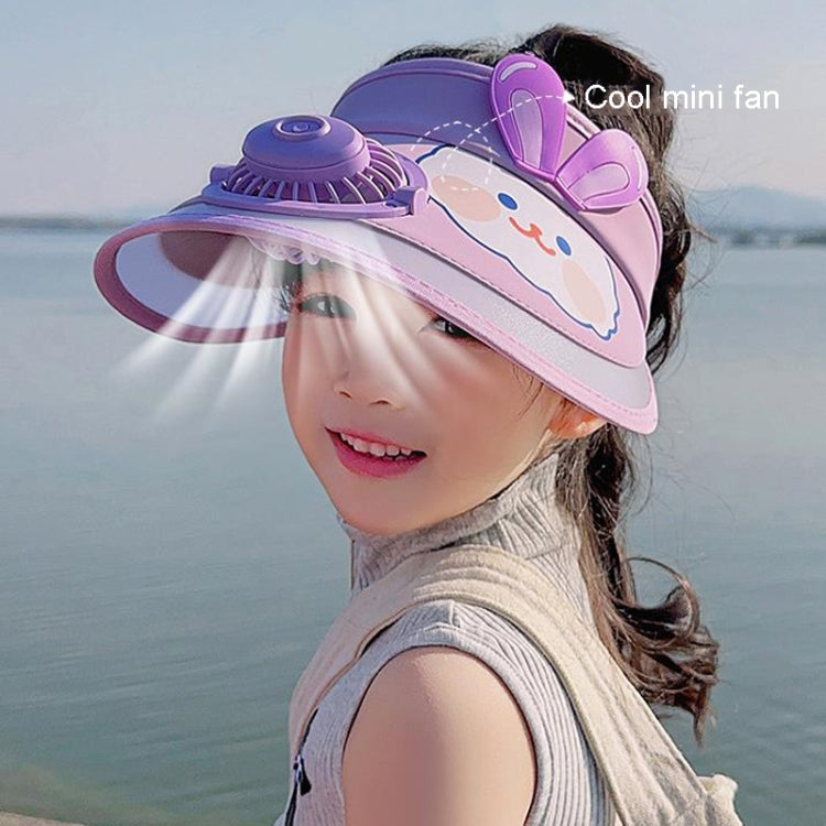 XBG-1053 With Fan Children Sun Hat Cartoon Sunscreen Empty Hat