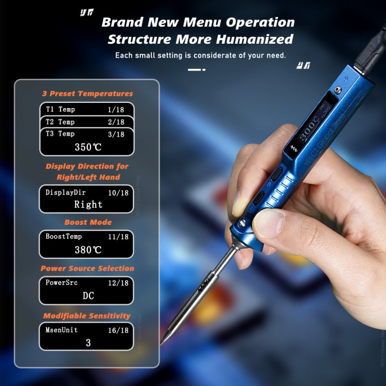 MINIWARE TS101 PD DC Soldering Iron 90W Portable Soldering Pen