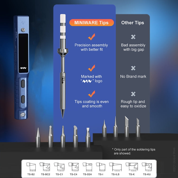 MINIWARE TS101 PD DC Soldering Iron 90W Portable Soldering Pen