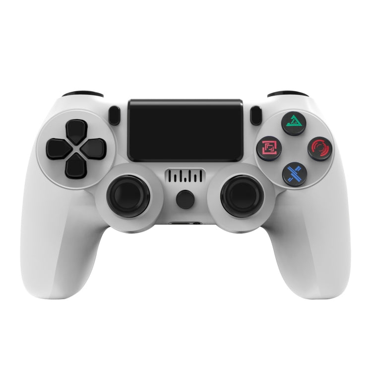 For PS4 Wireless Bluetooth Game Controller With Light Strip Dual Vibration Game Handle