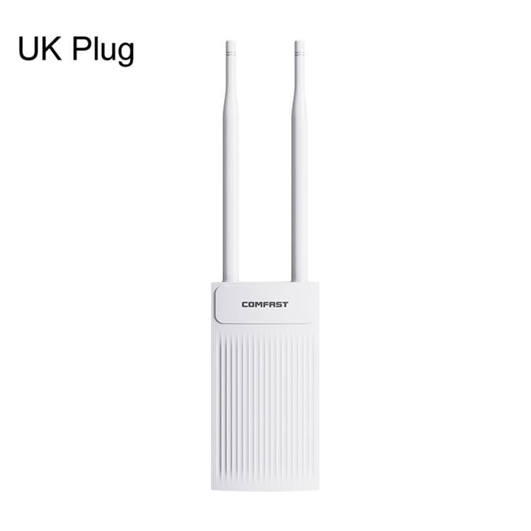 COMFAST CF-EW61 Outdoor Wireless AP 300Mbps 2.4GHz WiFi Access Point With Dual 5dBi External Antennas — US Plug