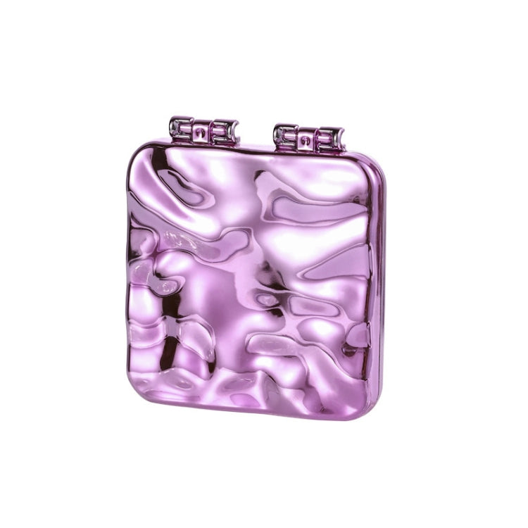 Desktop Mini Electroplating Makeup Double-sided Mirror For Ladies
