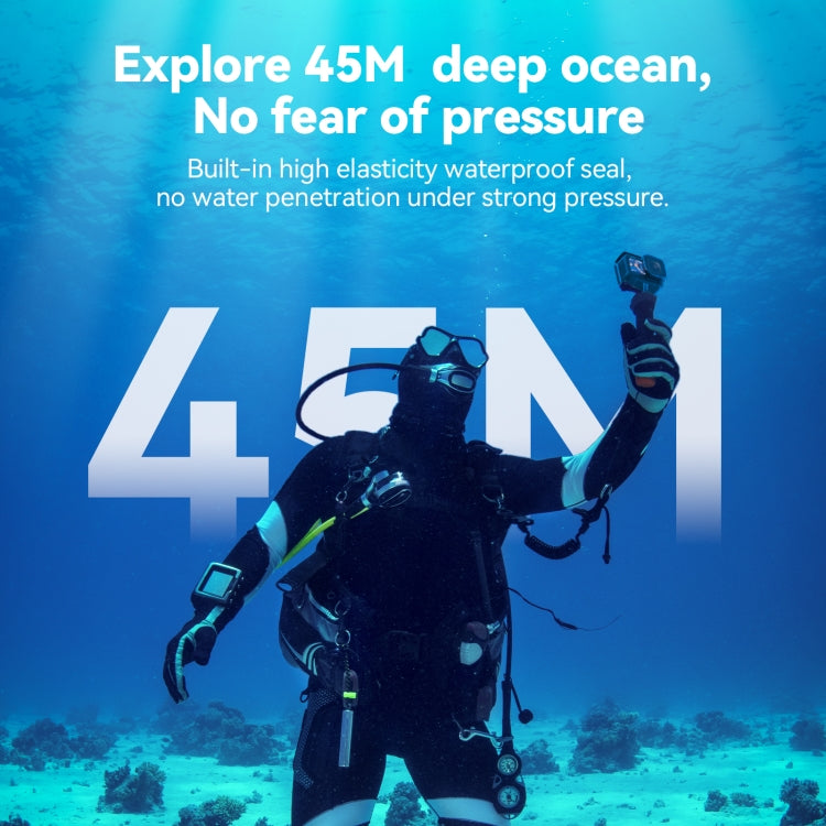 TELESIN Waterproof Case Full Scene Anti-Fog Underwater Diving Housing, For GoPro Hero11 Black / HERO10 Black / HERO9 Black