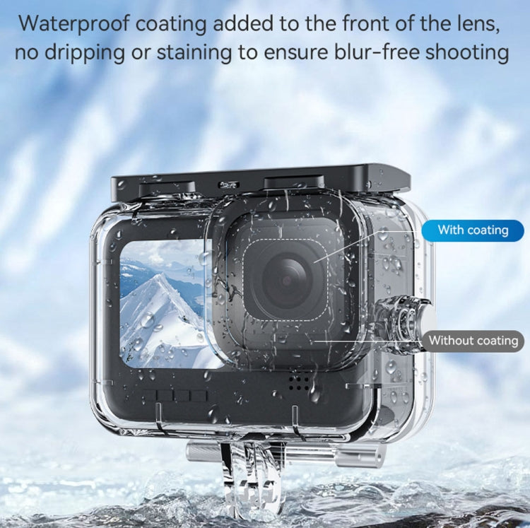 TELESIN Waterproof Case Full Scene Anti-Fog Underwater Diving Housing, For GoPro Hero11 Black / HERO10 Black / HERO9 Black