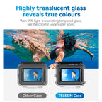 TELESIN Waterproof Case Full Scene Anti-Fog Underwater Diving Housing, For GoPro Hero11 Black / HERO10 Black / HERO9 Black