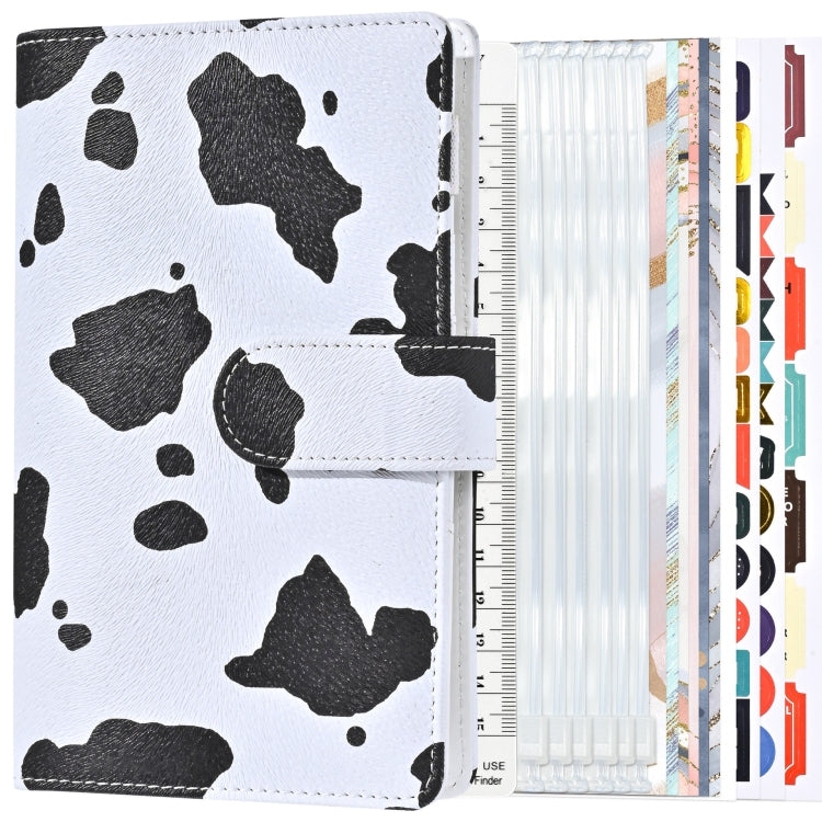A6 Leopard Print Cash Budget Notebook Loose Leaf Financial Management Notepad