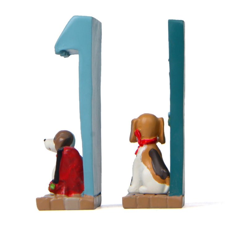 Puppy Billboard Micro-landscape Landscaping Doll Store Small Flower Desktop Decoration — view 6