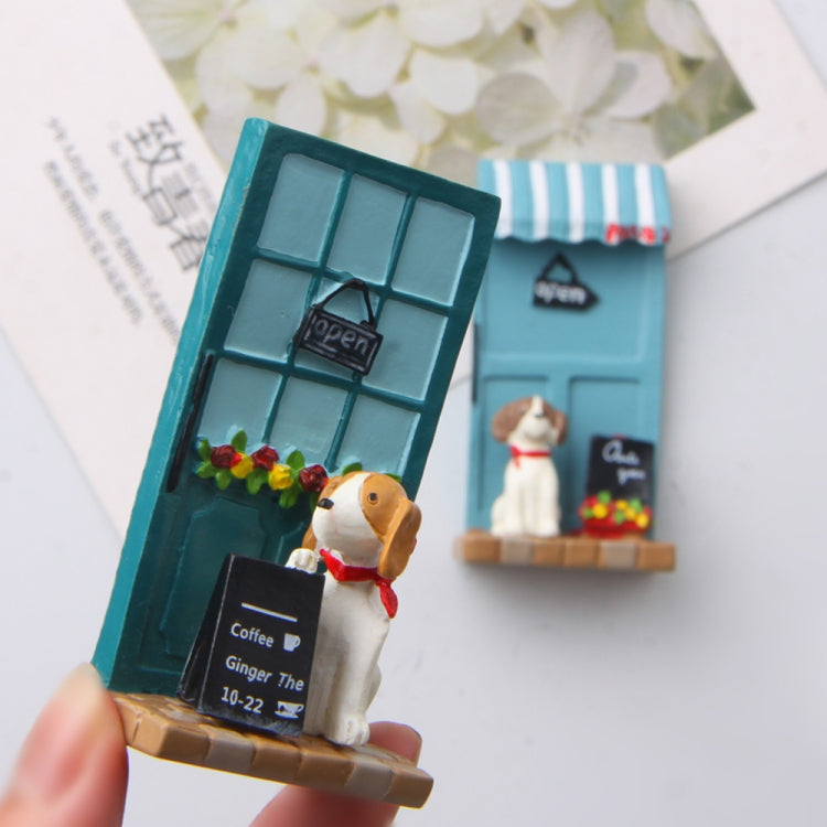 Puppy Billboard Micro-landscape Landscaping Doll Store Small Flower Desktop Decoration — view 7