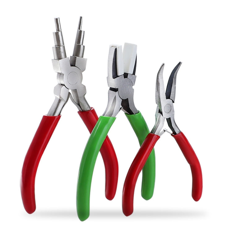 3 In 1 Handmade Jewelry Plier Nylon Accessories DIY Tools Wire Wrap Clamp, Style: