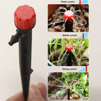 FH-118 13cm Adjustable 8 Holes Ground Plug Dripper Garden Irrigation System Watering Nozzle — view 6