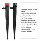 FH-118 13cm Adjustable 8 Holes Ground Plug Dripper Garden Irrigation System Watering Nozzle — view 9