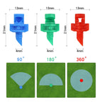 50pcs YK8510 Refraction Atomization Simple Micro-Sprinkler PE Pipe Irrigation Nozzle — view 2