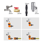 Washing Machine Faucet Connector 180 Degree Swivel Adapter — view 7