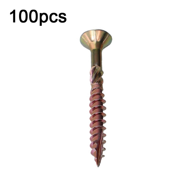 RUITOOL T25 100pcs Woodworking Screws Torx Self Tapping Screws — 4.5 x 60mm