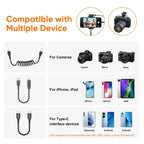 APEXEL APL-MIC009 One For Two Outdoor Live Noise Canceling Microphone — view 7