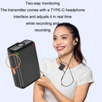 APEXEL APL-MIC009 One For Two Outdoor Live Noise Canceling Microphone — view 9