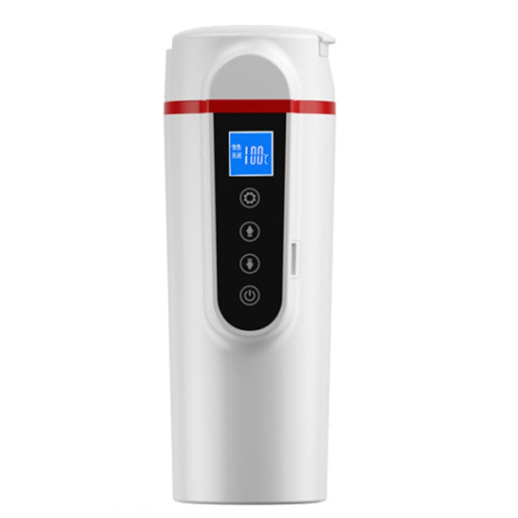 SUITU HQ-3900 24V/12V Car/Truck Heated Coffee Mug Smart Mug, Spec: — Small Screen Black