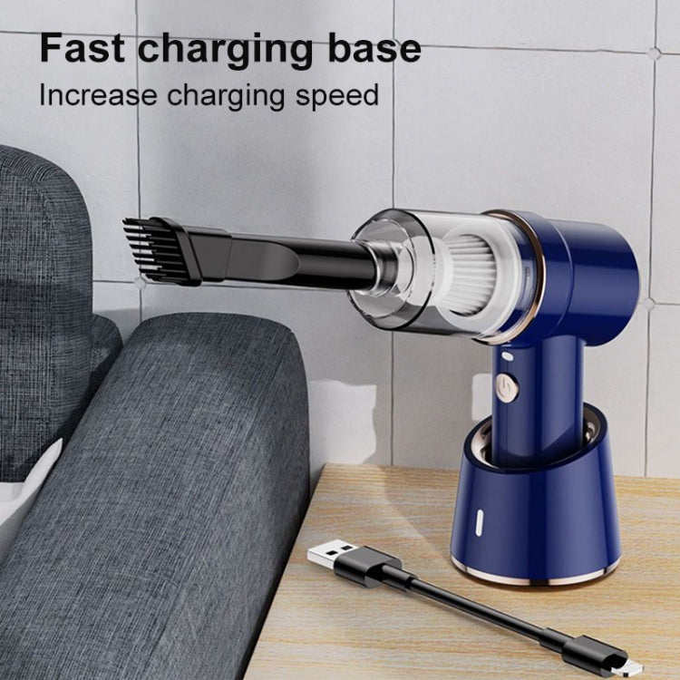 SUITU ST-6638 Car Wireless Vacuum Cleaner Suction and Blower Integrated With Light, Spec:
