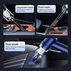 SUITU ST-6638 Car Wireless Vacuum Cleaner Suction and Blower Integrated With Light, Spec: