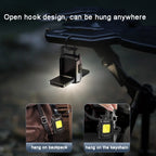 Double Sided COB Flashlight Mini Keychain Light Camping Light