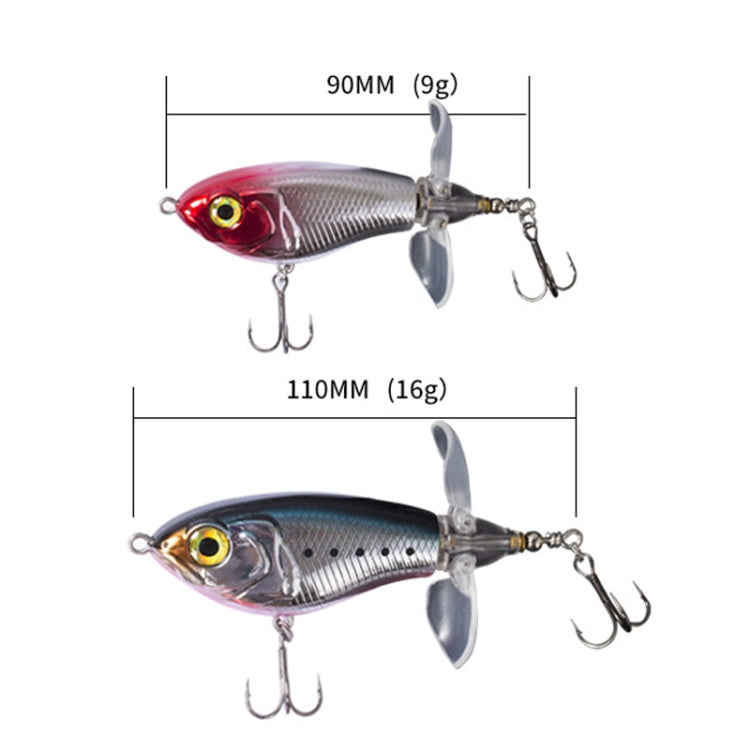 Double Paddle Tractor Surface Tether Roadrunner Fake Lure Long-distance Casting Lure — view 15