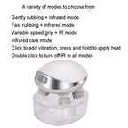 K111 Hot Compress Red Light Head Massager Electric Kneading Vibration Waterproof Head Instrument