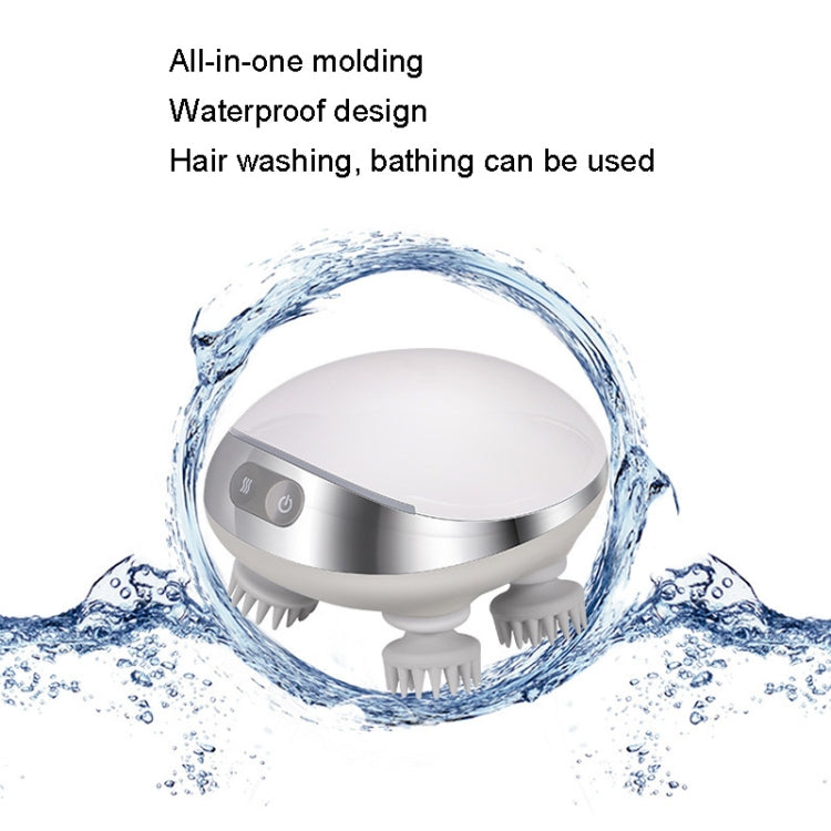 K111 Hot Compress Red Light Head Massager Electric Kneading Vibration Waterproof Head Instrument