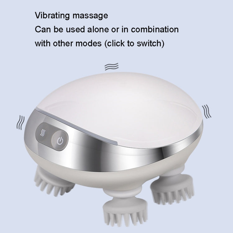 K111 Hot Compress Red Light Head Massager Electric Kneading Vibration Waterproof Head Instrument