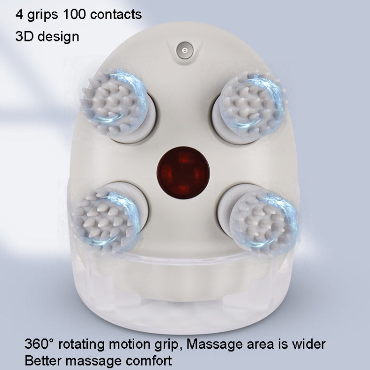 K111 Hot Compress Red Light Head Massager Electric Kneading Vibration Waterproof Head Instrument