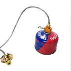 Outdoor Camping Gas Tank Refill Converter Connector Adjustable Gas Cartridge Refill Valve Adapter