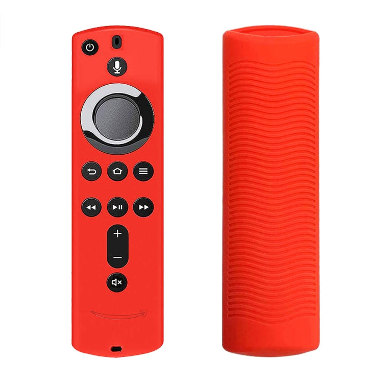 For Amazon Fire TV Stick 4K 2nd Remote Control Anti-Fall Silicone Protective Case — Black