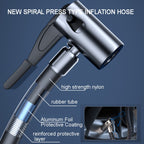 5 In 1 60W Double Motor Car Vacuum Cleaner With Blowing Air Pump Pressure Measuring Lighting Function