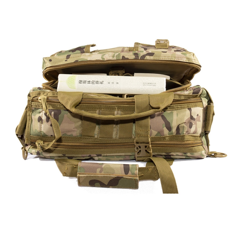 A025 Outdoor Messenger Shoulder Computer Bag Sports Cycling Waterproof Bag — Mud