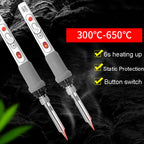 100W 220V High-power Electric Soldering Iron Adjustable Temperature Soldering Tool CN Plug