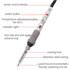 100W 220V High-power Electric Soldering Iron Adjustable Temperature Soldering Tool CN Plug