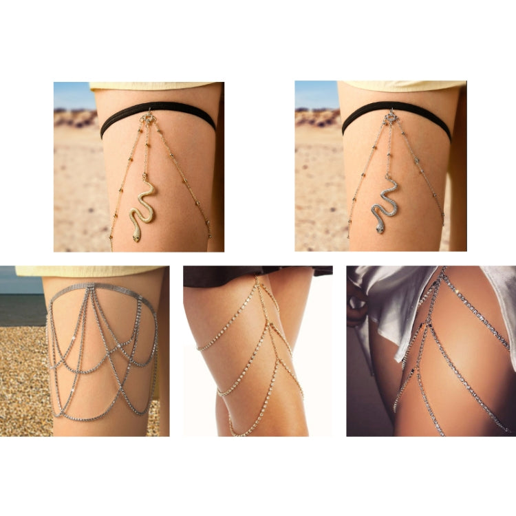 Layered Thigh Chain Women Body Chain
