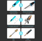 BS45 17-25W Wireless Soldering Iron with Adjustable Temperature LED Digital Display