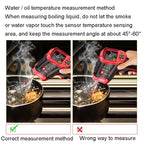 Color Screen Infrared Thermometer Industrial Electronic Thermometer — view 16