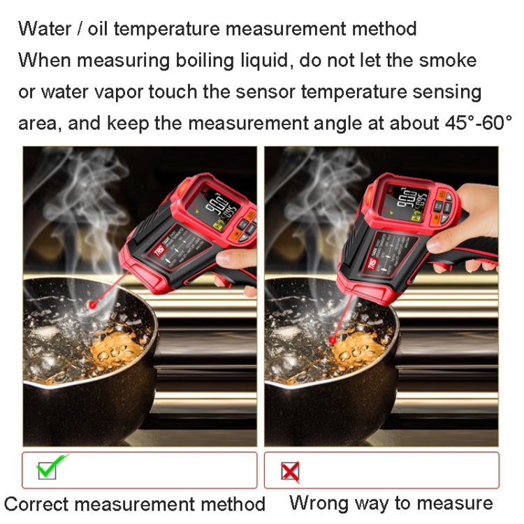 Color Screen Infrared Thermometer Industrial Electronic Thermometer — view 16