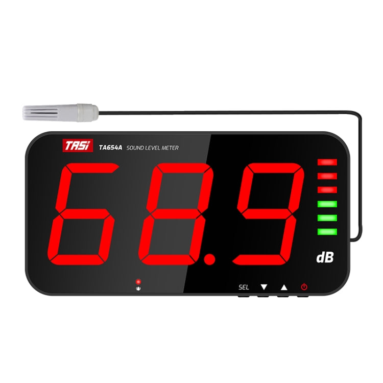 Large Screen Wall-Mounted Noise Meter Decibel Detector — TA653A