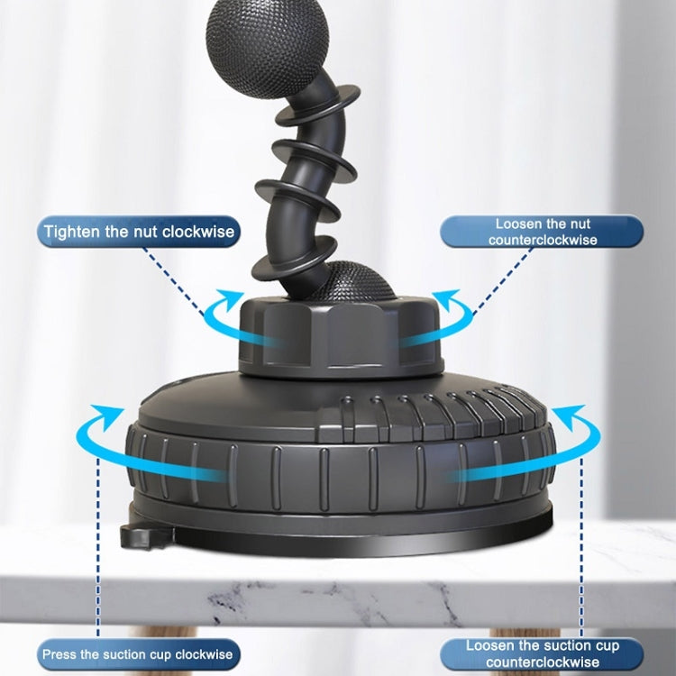 F6026 Large Suction Cup Vehicle-Mounted Double-Head Fan