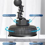F6026 Large Suction Cup Vehicle-Mounted Double-Head Fan
