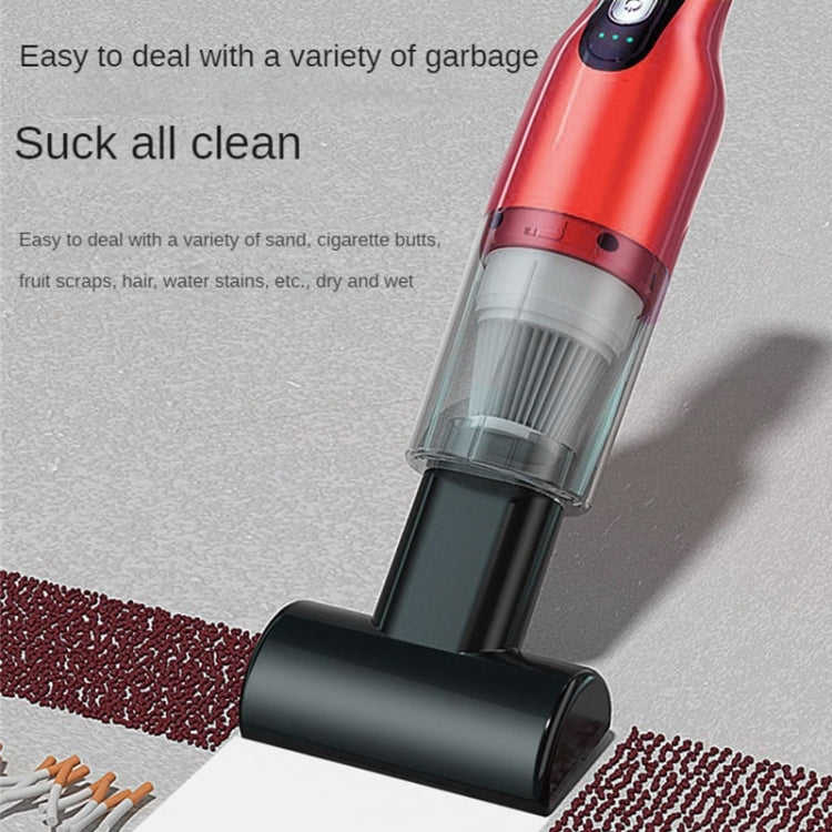 4 In 1 12000pa Wireless Mini Handheld Car Vacuum Cleaner Mite Remover