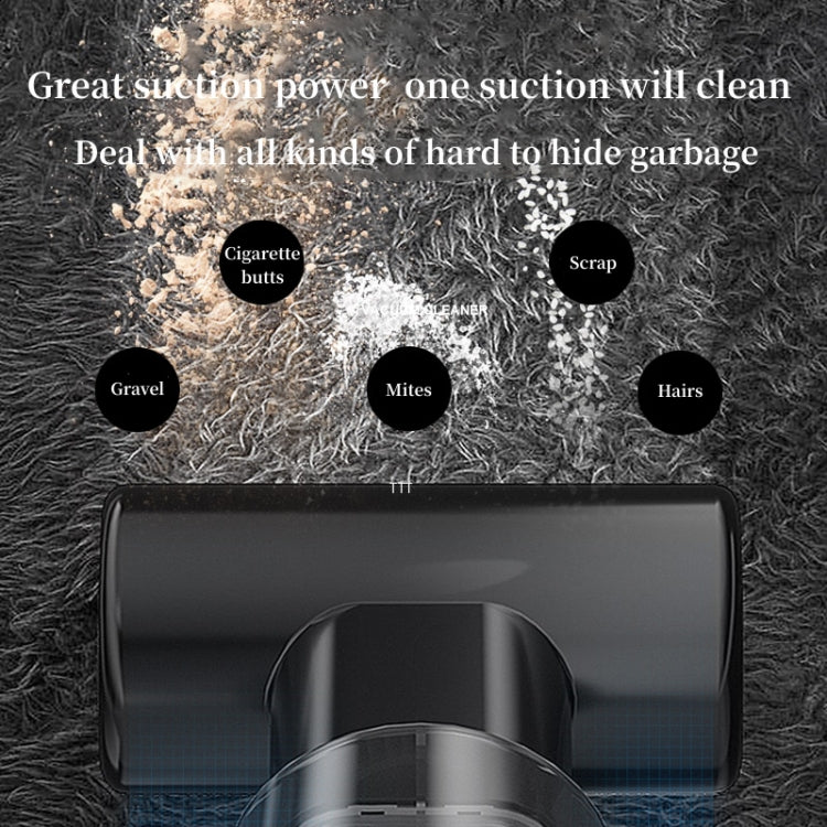 4 In 1 12000pa Wireless Mini Handheld Car Vacuum Cleaner Mite Remover