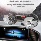 F4206 Suction Cup Double Head Car USB Fan