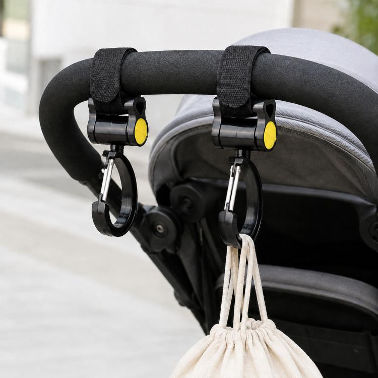 2pcs Universal Baby Stroller Hooks Accessories 360 Degree Sticky Hooks