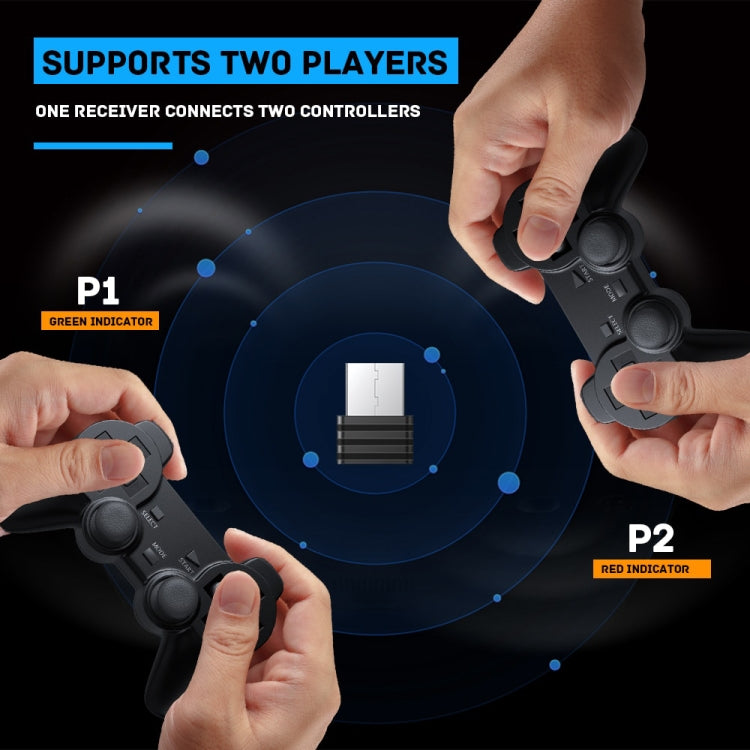 Wireless 4K HD 3D Double Game Console Box, US Plug, 128GB US Plug